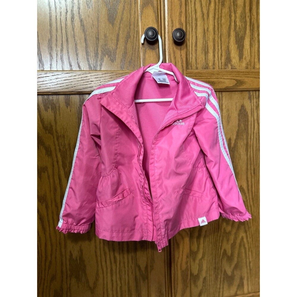 Adidas girls pink jacket 3t